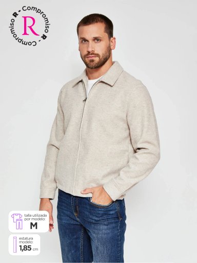 CHAQUETA HOMBRE MARQUIS LANA FULL ZIPPER - 1