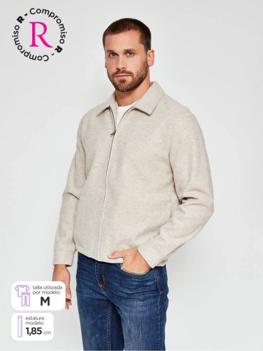 CHAQUETA HOMBRE MARQUIS LANA FULL ZIPPER - 1