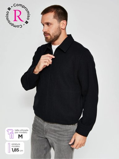 CHAQUETA HOMBRE MARQUIS LANA FULL ZIPPER - 1