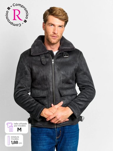 CHAQUETA HOMBRE MARQUIS SUEDE CHIPORRO - 1