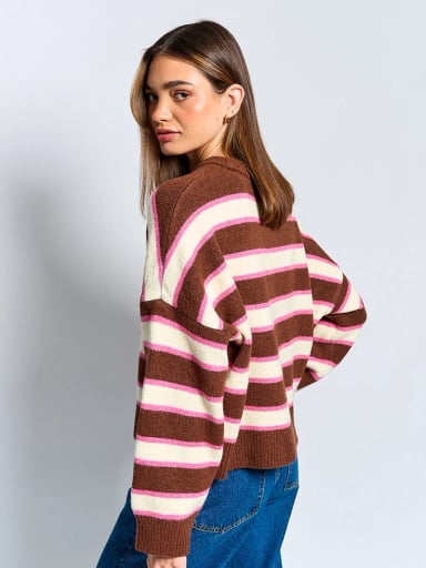 SWEATER MUJER INDEX MANGA LARGA OVERSIZE - 2