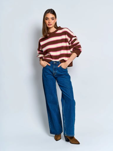 SWEATER MUJER INDEX MANGA LARGA OVERSIZE - 4