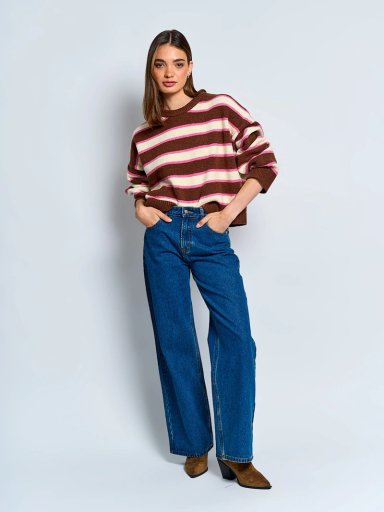 SWEATER MUJER INDEX MANGA LARGA OVERSIZE - 4