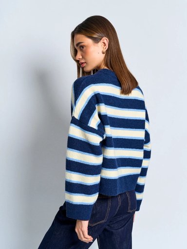 SWEATER MUJER INDEX MANGA LARGA OVERSIZE - 2