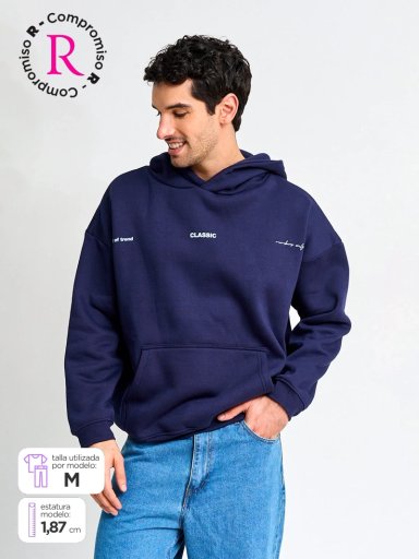 POLERÓN HOMBRE INDEX ALGODÓN HOODIE - 1