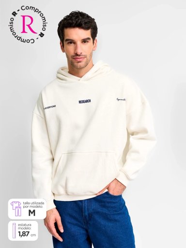 POLERÓN HOMBRE INDEX ALGODÓN HOODIE - 1