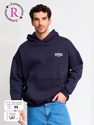 POLERÓN HOMBRE INDEX ALGODÓN HOODIE - 1