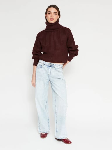 SWEATER MUJER INDEX CUELLO ALTO MANGA LARGA - 4