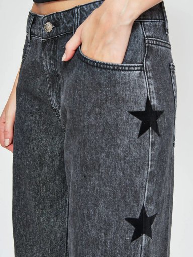 JEANS MUJER INDEX ALGODÓN TIRO MEDIO - 4