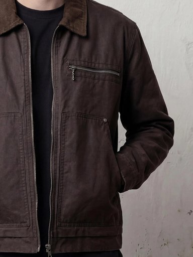 CHAQUETA HOMBRE INDEX ALGODÓN CUELLO COTELÉ - 3