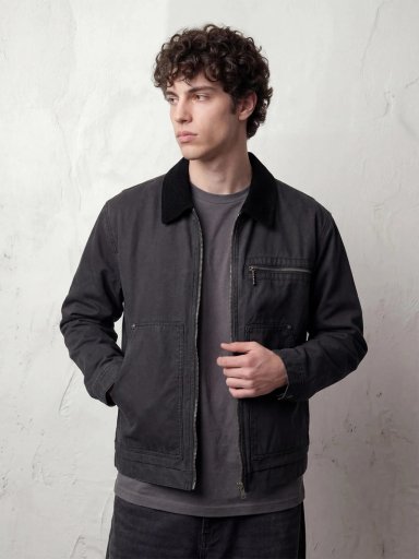 CHAQUETA HOMBRE INDEX ALGODÓN CUELLO COTELÉ - 1