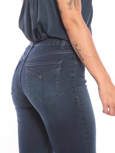 JEANS MUJER WADOS ALGODÓN RECTO TIRO MEDIO - 6
