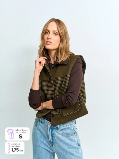 CHAQUETA MUJER BARBADOS SIN MANGAS - 1