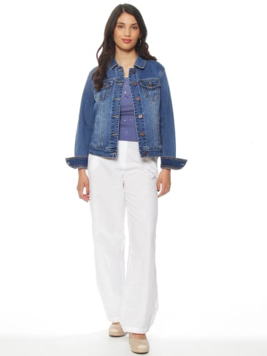 CHAQUETA MUJER WADOS ALGODÓN MANGA LARGA ABOTONADA DENIM - 1