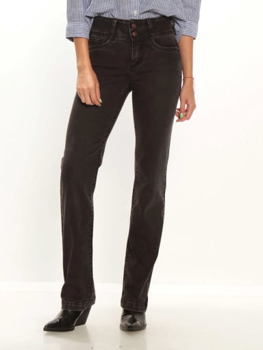 JEANS MUJER WADOS ALGODÓN RECTO TIRO ALTO - 2