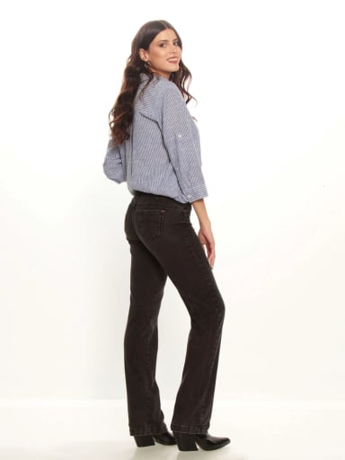 JEANS MUJER WADOS ALGODÓN RECTO TIRO ALTO - 3
