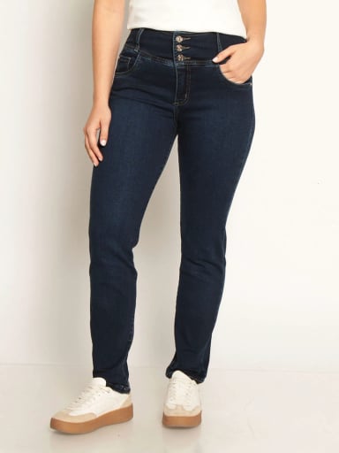 JEANS MUJER WADOS ALGODÓN SKINNY TIRO ALTO PUSH UP - 2