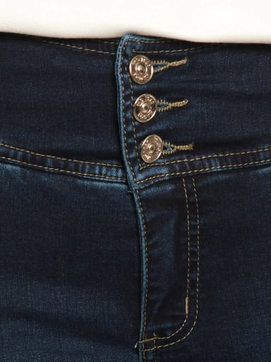 JEANS MUJER WADOS ALGODÓN SKINNY TIRO ALTO PUSH UP - 5