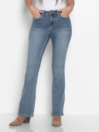 JEANS MUJER WADOS RECTO TIRO MEDIO - 2