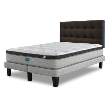 CAMA EUROPEA SIMMONS DREAMER PLUS 2 PLAZAS + RESPALDO URBAN MARENGO - 2