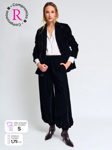 BLAZER MUJER MARQUIS VELVET - 1
