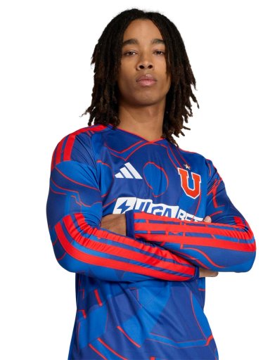 CAMISETA DE FÚTBOL HOMBRE ADIDAS UNIVERSIDAD DE CHILE 26 LOCAL AZUL - 3