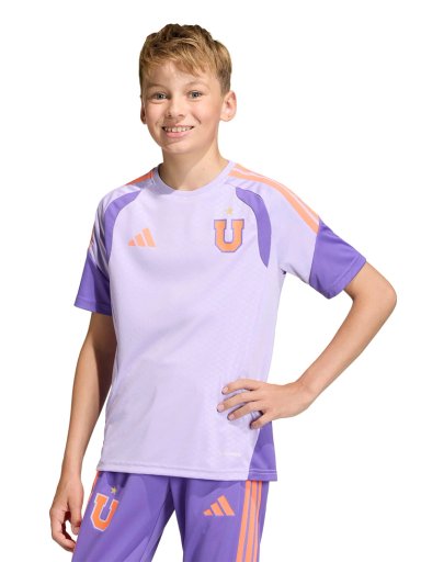 CAMISETA DE FÚTBOL NIÑO ADIDAS UNIVERSIDAD DE CHILE ENTRENAMIENTO TIRO26 MORADO - 2