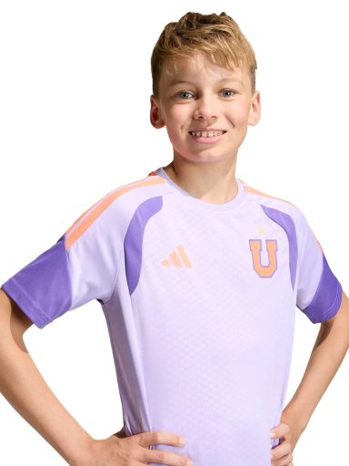 CAMISETA DE FÚTBOL NIÑO ADIDAS UNIVERSIDAD DE CHILE ENTRENAMIENTO TIRO26 MORADO - 4