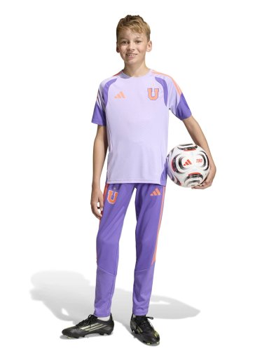 CAMISETA DE FÚTBOL NIÑO ADIDAS UNIVERSIDAD DE CHILE ENTRENAMIENTO TIRO26 MORADO - 6
