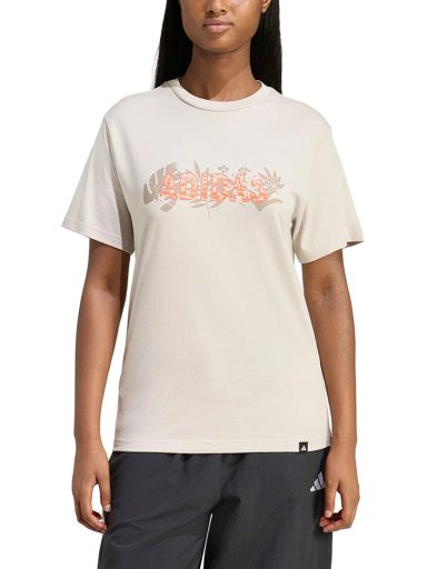 POLERA MUJER ADIDAS ALGODÓN GRAPHIC ANIMAL - 1