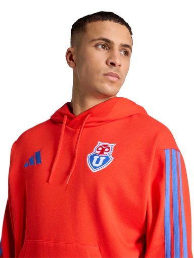 POLERÓN FÚTBOL HOMBRE ADIDAS UNIVERSIDAD DE CHILE 26 ROJO - 3