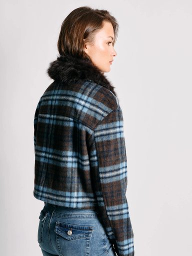 CHAQUETA MUJER INDEX CORTA ESCOCÉS - 2