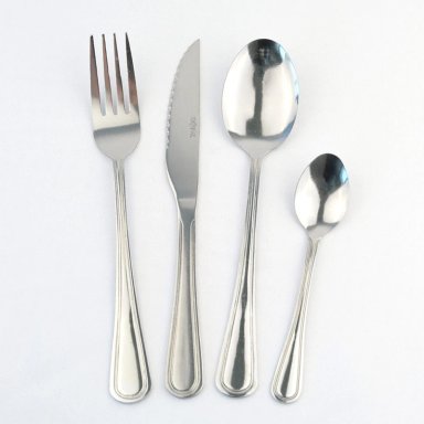 SET CUBIERTOS DORAL ROYAL GOLDEN FAMILY 16 PIEZAS - 1