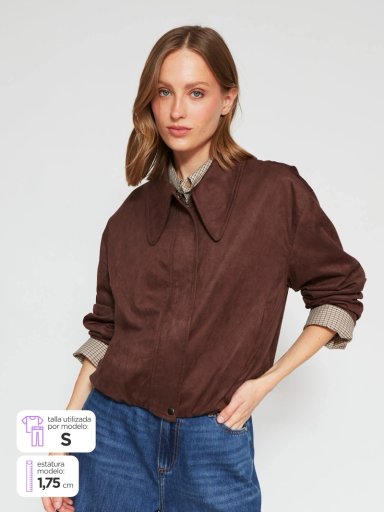 CHAQUETA MUJER MARQUIS BOMBER CUELLO BOBO - 1