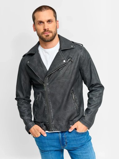 CHAQUETA HOMBRE BARBADOS BIKER - 1