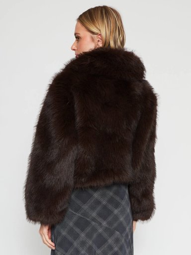 CHAQUETA MUJER INDEX CORTA PELUDA - 2