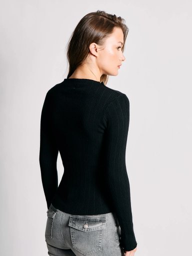 POLERA MUJER INDEX MANGA LARGA TEJIDO - 2