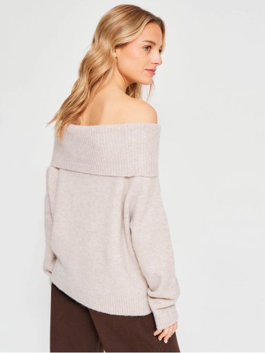 SWEATER MUJER INDEX MANGA LARGA HOMBRO DESCUBIERTO - 2