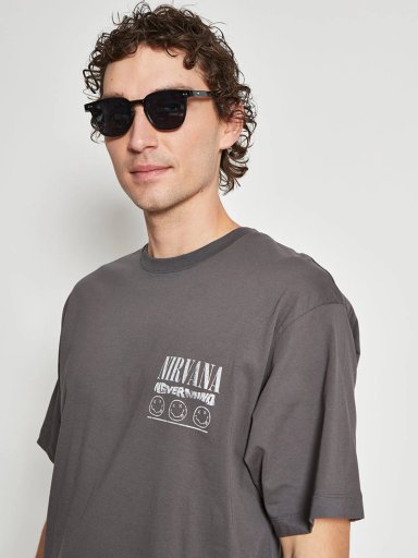 POLERA HOMBRE BARBADOS ALGODÓN MANGA CORTA NIRVANA - 3