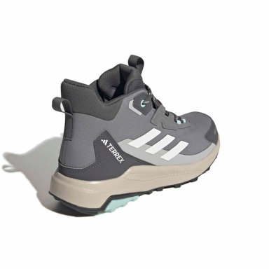 ZAPATILLAS MUJER ADIDAS TERREX TREKKING GRIS ANYLANDER MID RAIN.RDY - 4