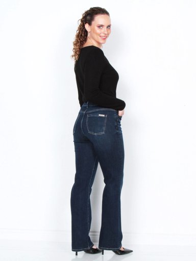 JEANS MUJER WADOS ALGODÓN RECTO TIRO ALTO - 3