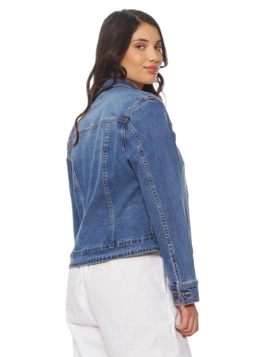 CHAQUETA MUJER WADOS ALGODÓN MANGA LARGA DENIM ABOTONADA - 4