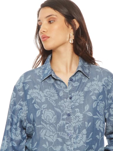 BLUSA MUJER WADOS MANGA LARGA ESTAMPADO - 6