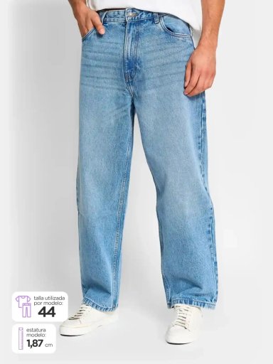 JEANS HOMBRE INDEX ALGODÓN BAGGY - 1