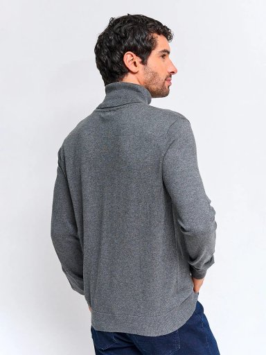 SWEATER HOMBRE MARQUIS ALGODÓN CUELLO ALTO - 2