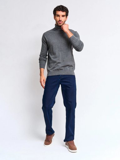 SWEATER HOMBRE MARQUIS ALGODÓN CUELLO ALTO - 4