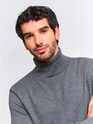 SWEATER HOMBRE MARQUIS ALGODÓN CUELLO ALTO - 3