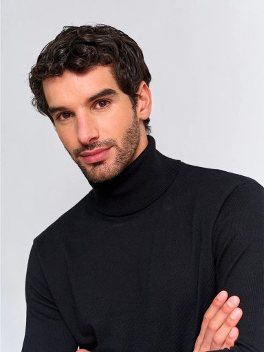 SWEATER HOMBRE MARQUIS ALGODÓN CUELLO ALTO - 3
