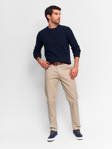 SWEATER HOMBRE MARQUIS LANA CUELLO REDONDO TEXTURA - 4