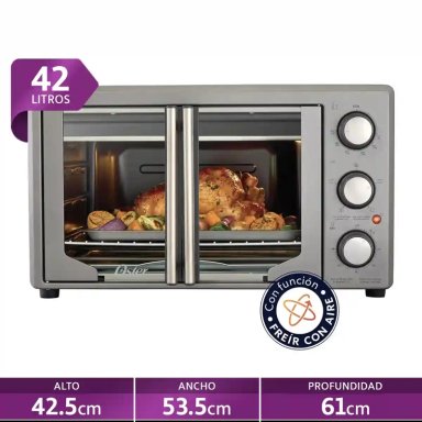 HORNO ELÉCTRICO OSTER 42L TSSTTV42FDMAFNS-052 CON FREIDORA DE AIRE - 1